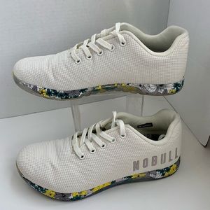 NO BULL SPRING FLING TRAINER White - Floral (MEN'S 9 - women’s  10.5)